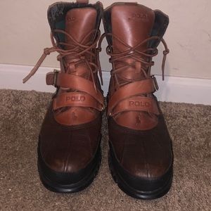 Polo Ralph Lauren Men’s Olso Leather Waterproof Boots